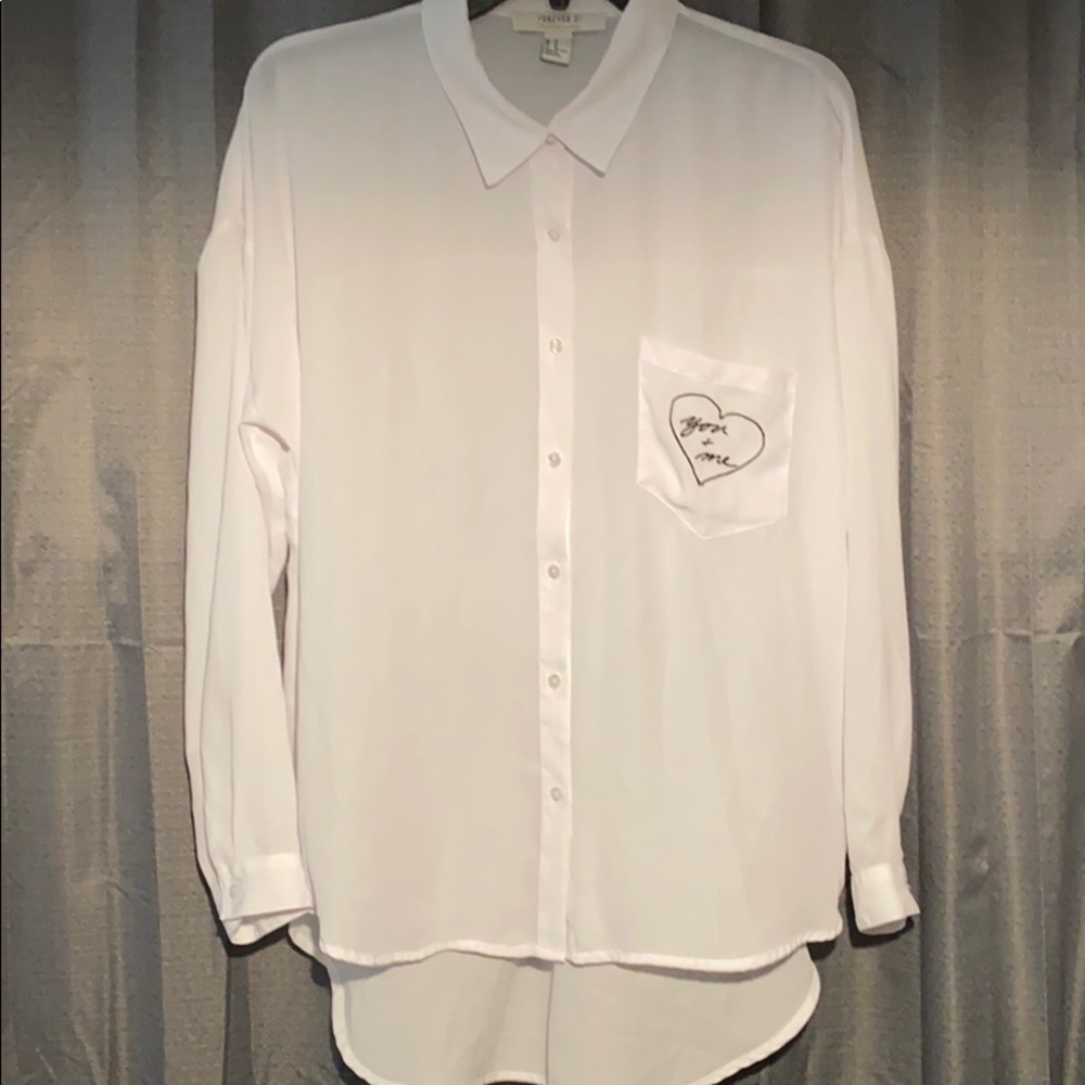 Forever21 You + Me ButtonUp